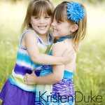 family twin girls