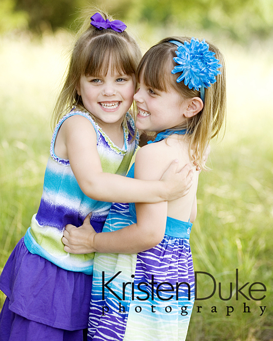family twin girls