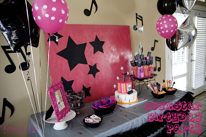 rockstar birthday party