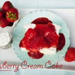 Strawberry Cream Cake