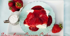 Strawberry Cream Cake