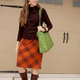 brown and orange fall plaid @Capturing Joy with Kristen Duke