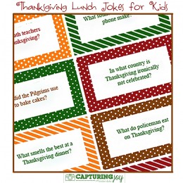 thanksgiving lunch jokes @Capturing Joy with Kristen Duke