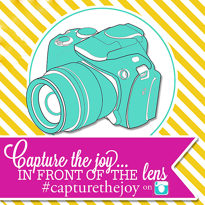Get in pictures with your kids and hashtag #capturethejoy on Intagram instagram