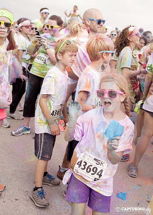 family fun color run