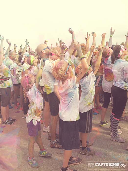family fun color run