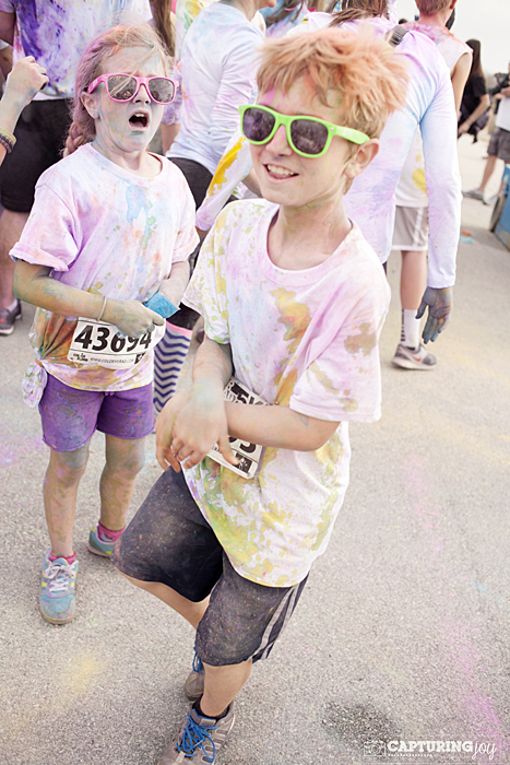 family fun color run