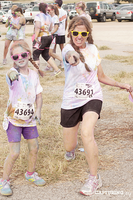 family fun color run