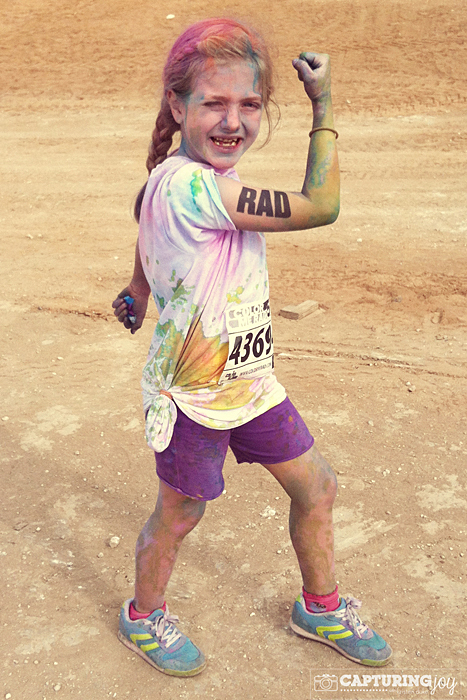 family fun color run