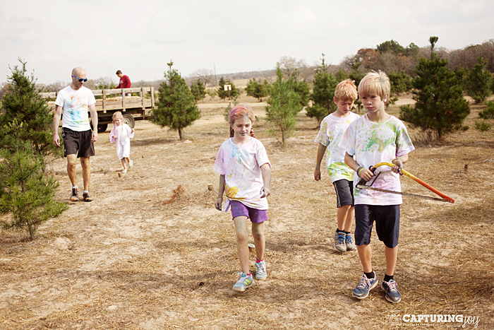 family fun color run