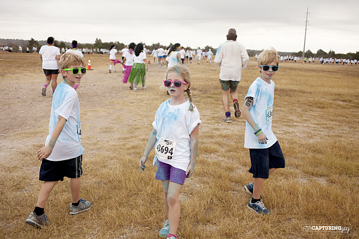 family fun color run