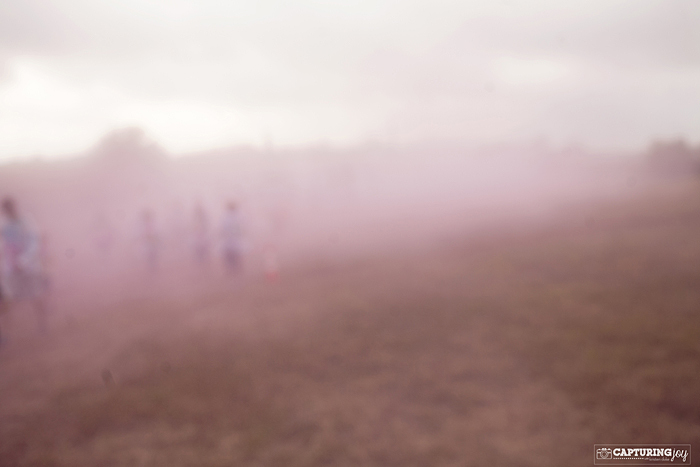 family fun color run haze