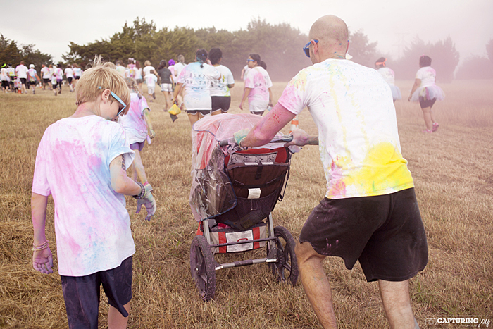 family fun color run