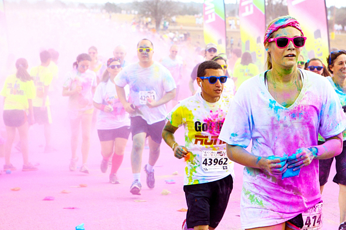 family fun color run