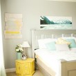 turquoise bedroom