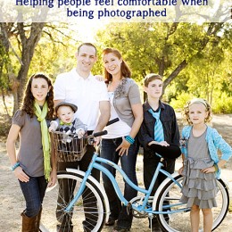 helping people feel comfortable when being photographed tip