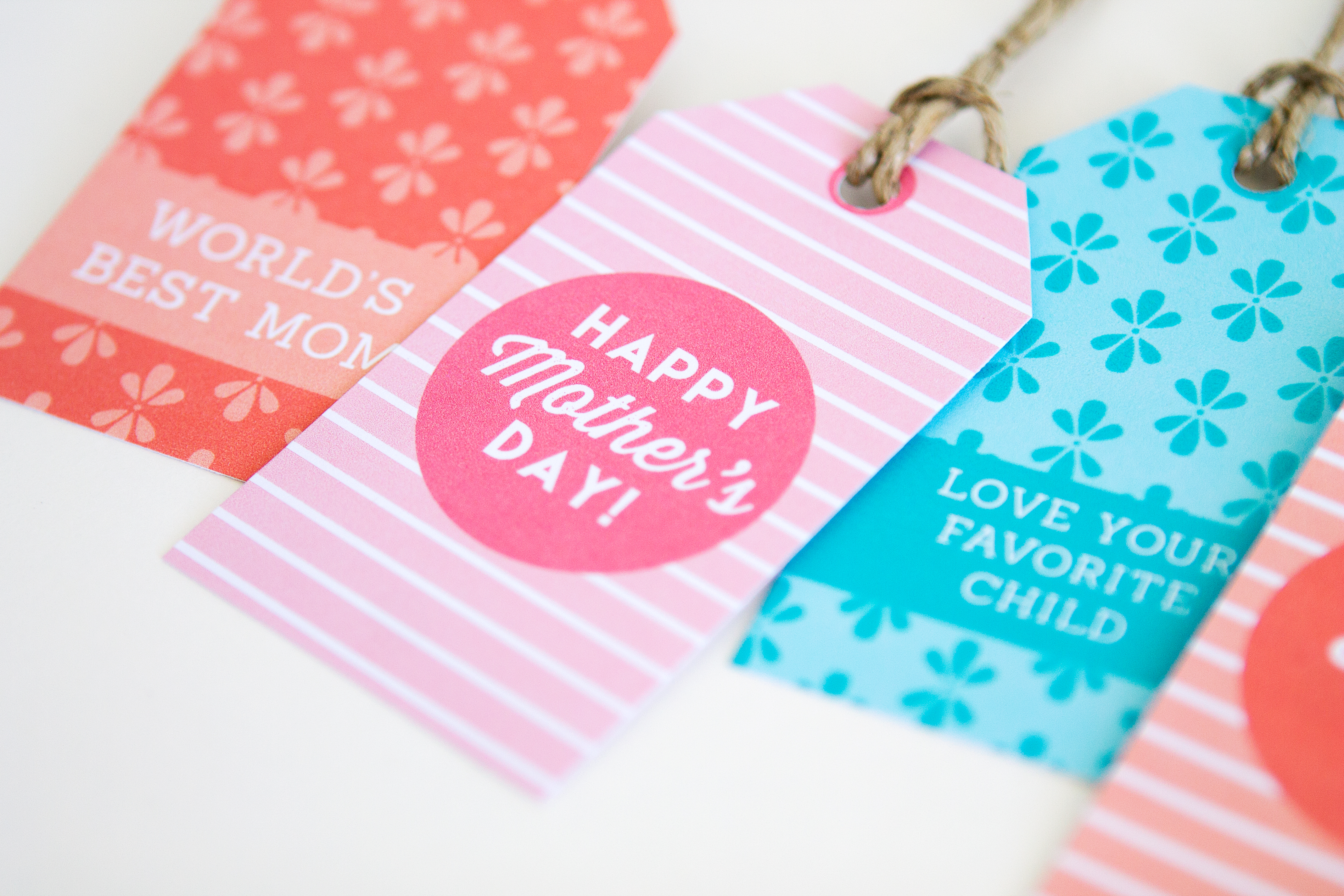 Printable Mother's Day Gift Tags