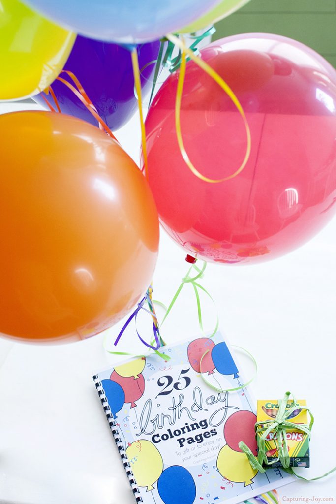 25 Birthday Coloring Pages