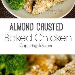 Almond Crusted Baked Chicken Recipe! Capturing-Joy.com