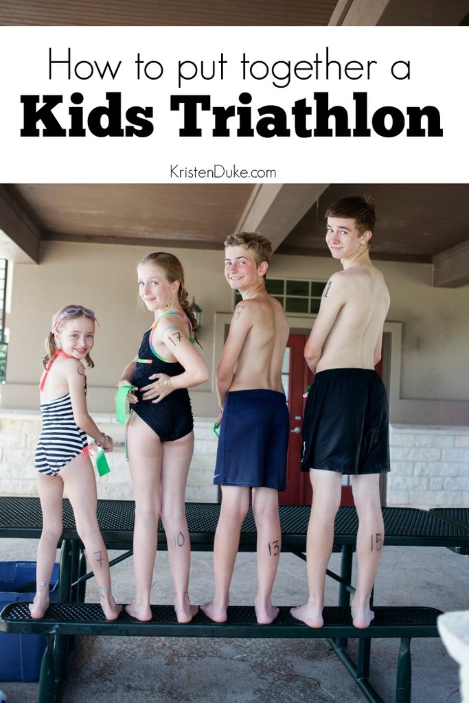 How to put together a kids triathlon