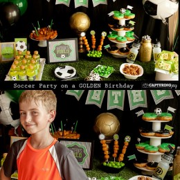 Soccer Birthday Party Ideas on Capturing-Joy.com