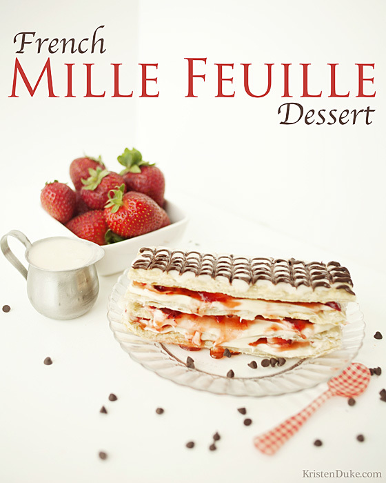 french mille feuille dessert