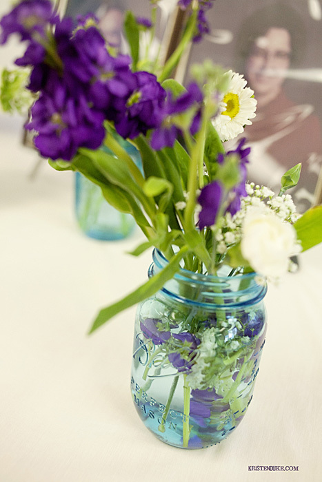 mason jar flower vase