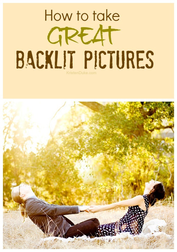 take backlit pictures