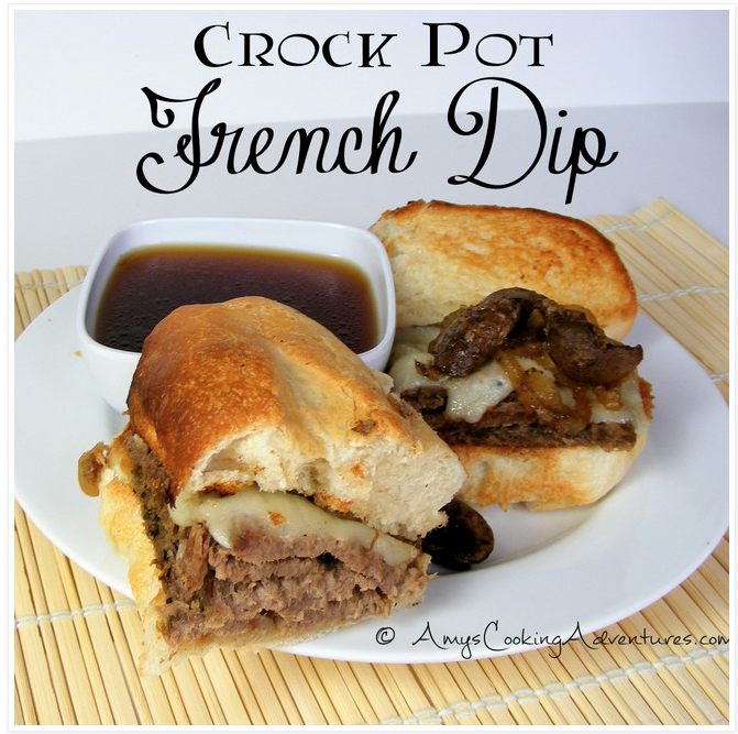 crock pot french dip sandwich