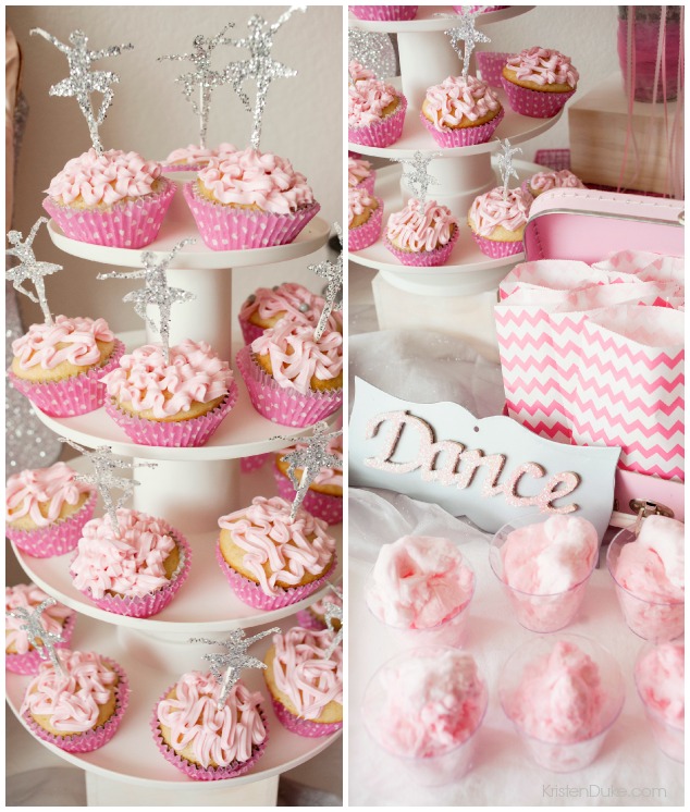 Ballerina cupcake toppers