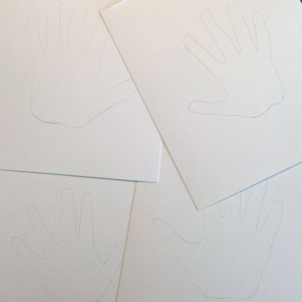 Easy Watercolor Handprints | Teal & Lime for KristenDukePhotography.com