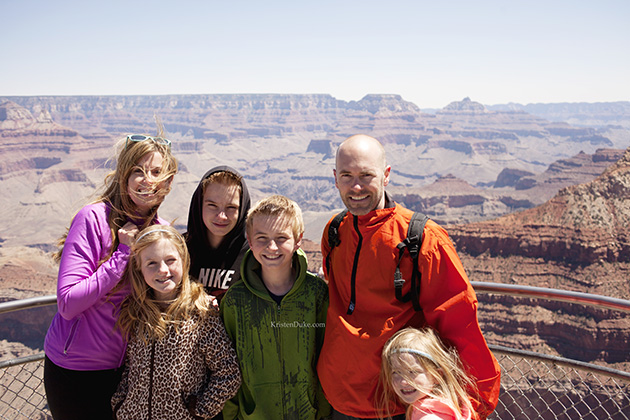 grand canyon family picture