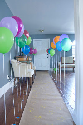 Birthday balloon fun