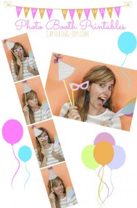 Birthday Photo Booth Props and Free Printables