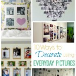 I know I am totally guilty of over snapping...but oh the memories I am collecting! Today I have rounded up 10 great ways to display said photos and get them off your phones and on to your walls!