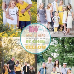 How to dress for family photos
