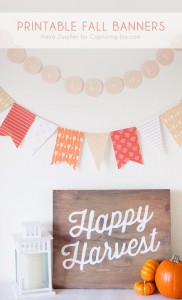 Printable Fall Banner