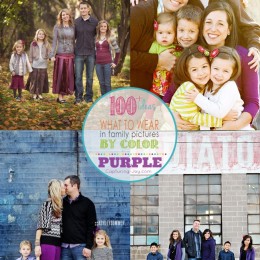 How to pick clothes for family photos
