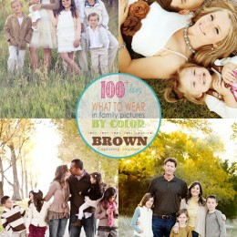 How to selected colors for family photos