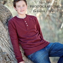 tips for photographinng teens and tweens by Salt Lake City Utah photographer Carrie Owens