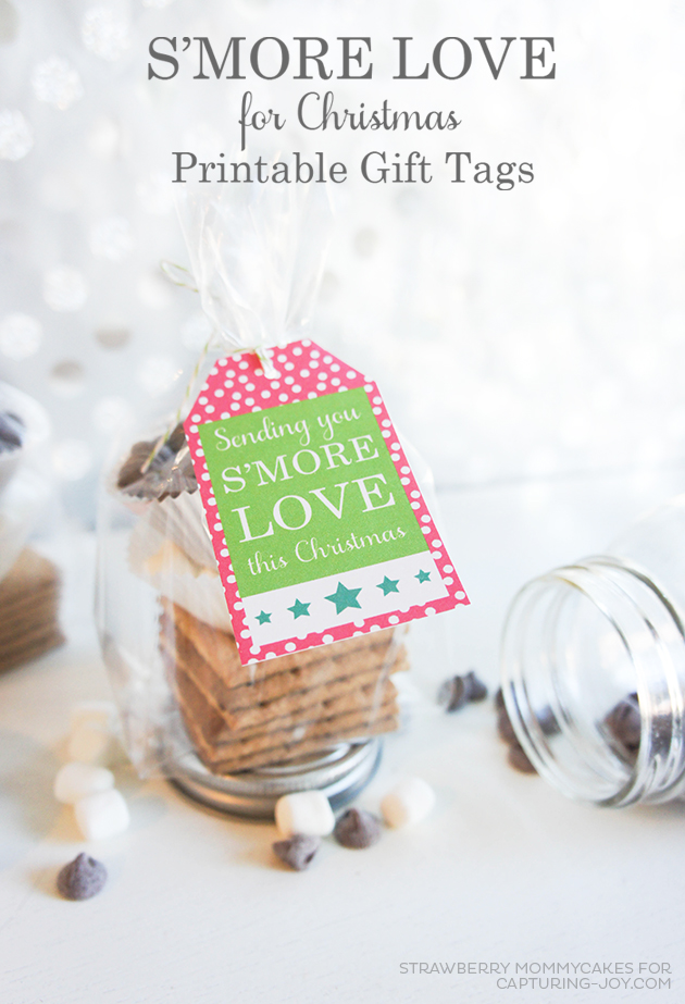 Smore Love for Christmas Printable Gift Tags
