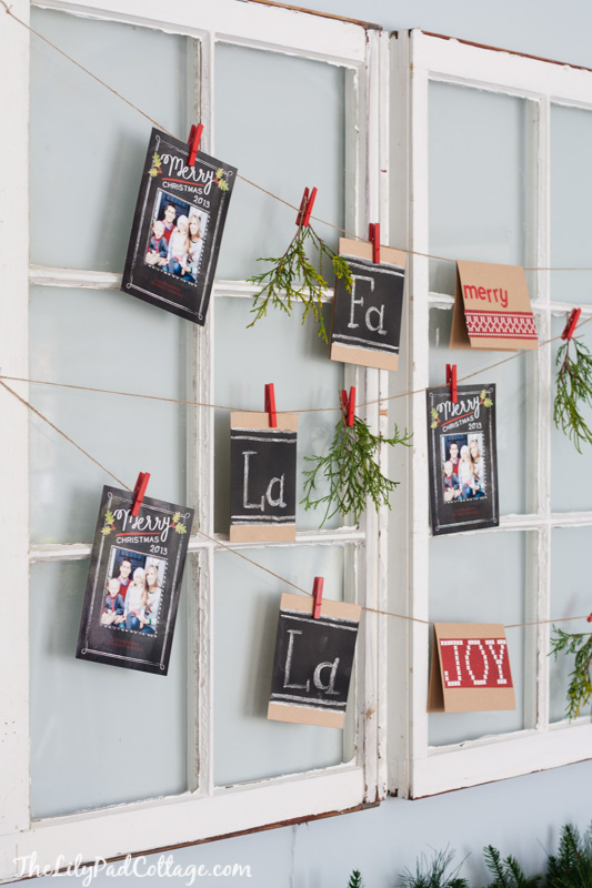 15 Creative Ways to Display Holiday Cards| Capturing-Joy.com