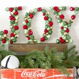 JOY jingle bells Christmas decoration