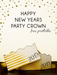 Happy New Year Party Crown Free Printable - Capturing Joy with Kristen Duke