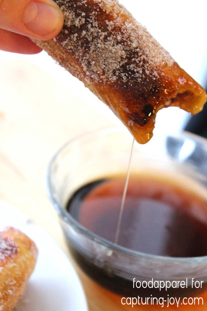 Stuffed French Toast Sticks Recipe. Step-by-Step Instructions @foodapparel for @kristenduke