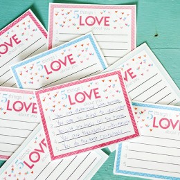 5 Things I Love About You printable