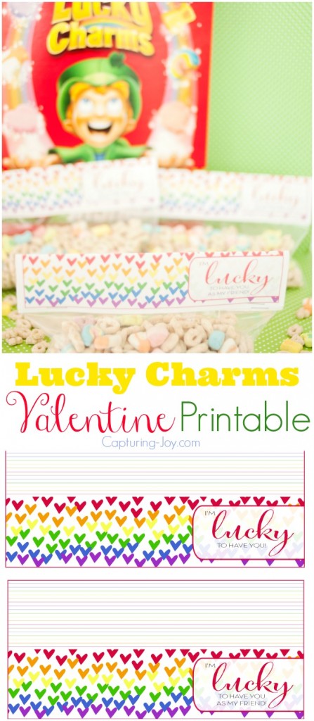 Lucky Charms Valentine Free Printable - Capturing Joy with Kristen Duke