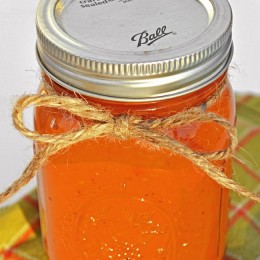 An Italian seasoned marinara sauce made from fresh butternut squash and Roma tomatoes, stewed together with red wine and vegetable broth in the crockpot.