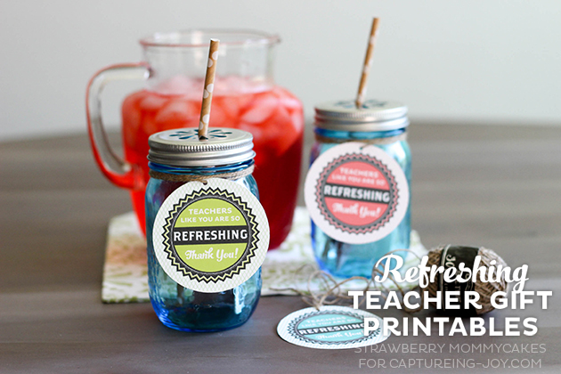 Refreshing Teacher Gift Printables