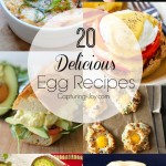 20 delicious egg recipes! From deviled eggs to egg salad and everything in between! Capturing-Joy.com
